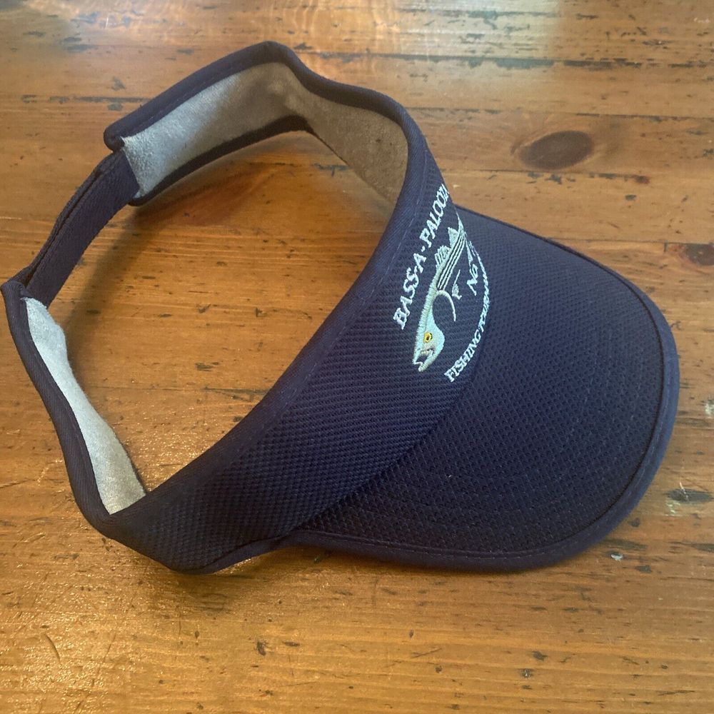 Bass-A-Palooza Fishing Tournament #12 Visor Hat USA Flag Long Island Sound CT‎ - Picture 2 of 8